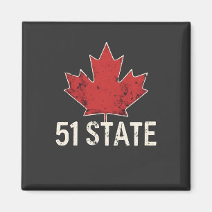 Kanada 51. Staat Trump - amerikanische und kanadis Magnet
