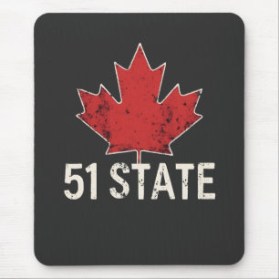 Kanada 51. Staat Trump - amerikanische und kanadis Mousepad
