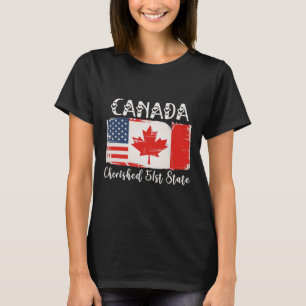 Kanada 51. Staat Trump Kanada USA Staat Funny 1 T-Shirt