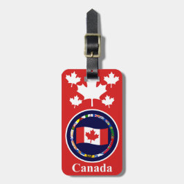 Kanada 6 Gepäckmarke (Ihre Adresse auf der Rücksei Gepäckanhänger