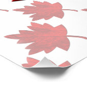Kanada-Ahorn Blatt Poster (Ecke)