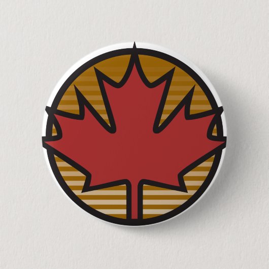Kanada-Ahornblatt Button (Vorderseite)