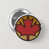 Kanada-Ahornblatt Button (Vorne & Hinten)