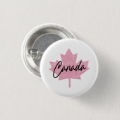 Kanada Ahornblatt Button (Vorne & Hinten)