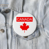 Kanada Ahornblatt Button (Beispiel)