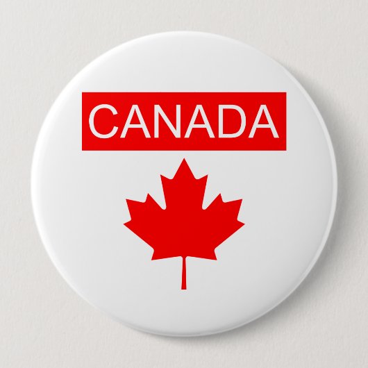 Kanada Ahornblatt Button (Vorderseite)