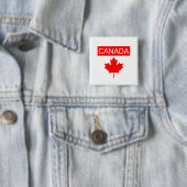 Kanada Ahornblatt Button (Beispiel)