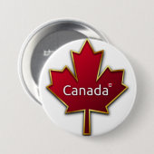 Kanada Ahornblatt Button (Vorne & Hinten)