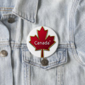 Kanada Ahornblatt Button (Beispiel)