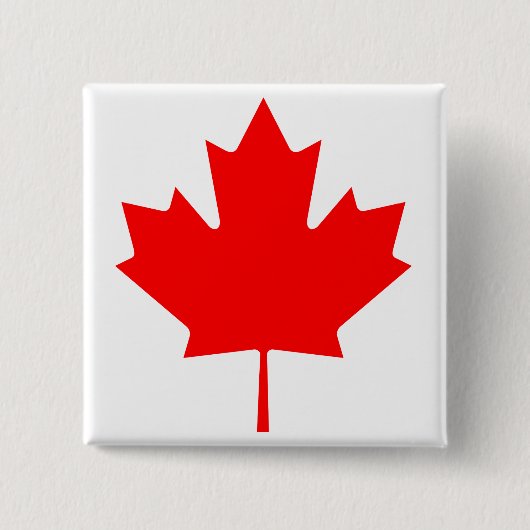 Kanada-Ahornblatt Button (Vorderseite)