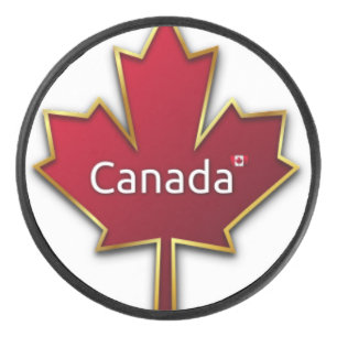Kanada-Ahornblatt Eishockey Puck