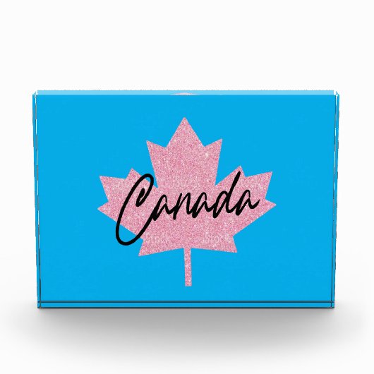 Kanada Ahornblatt Fotoblock (Vorderseite)