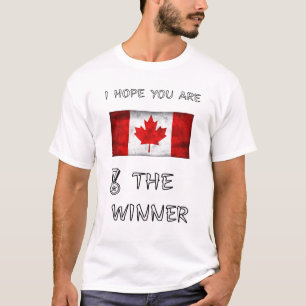 Kanada-Ahornblatt-Gewinner-Kanadische-Flagge-Vinta T-Shirt