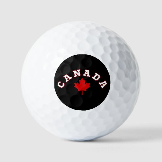 Kanada-Ahornblatt Golfball (Vorderseite)