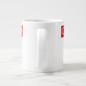 Kanada Ahornblatt Jumbo-Tasse (Rückseite)