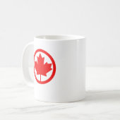 Kanada-Ahornblatt      Kaffeetasse (Vorderseite Links)