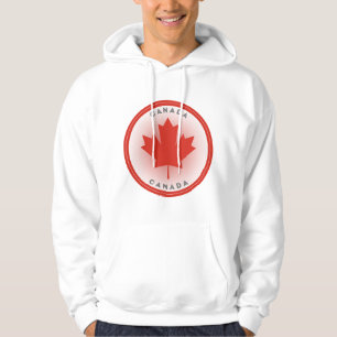 Kanada-Ahornblatt-Kreisform Hoodie