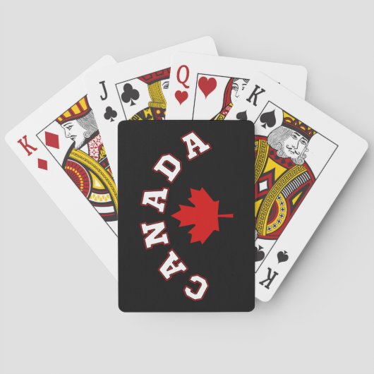 Kanada-Ahornblatt  Spielkarten (Rückseite)