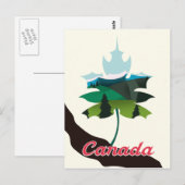 Kanada-Ahornblattausgabe Postkarte (Vorne/Hinten)