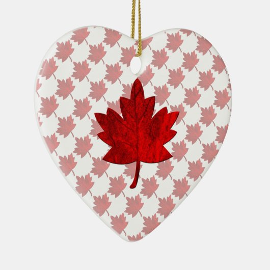 Kanada-Ahornblätterblatt von Shirley Taylor Kerami Keramik Ornament (Rechts)