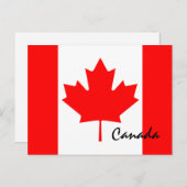 Kanada Ahornblätterfarben Postkarte (Vorne/Hinten)