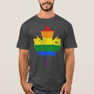 Kanada Ahornblättriger LGBTQ-Gay Pride Gleichstell T-Shirt
