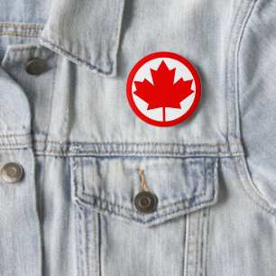 Kanada Ahornleaf Button