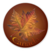 Kanada Ahornleaf Door Knobs Keramikknauf (Vorderseite)