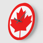 Kanada Ahornleaf Große Wanduhr (Winkel)
