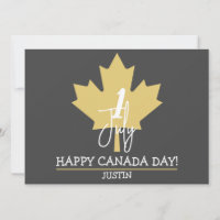Kanada Ahornleaf, Happy Canada Tag, 1. Juli