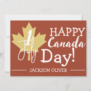 Kanada Ahornleaf, Happy Canada Tag, 1. Juli Feiertagskarte