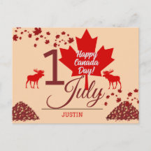 Kanada Ahornleaf, Happy Canada Tag, 1. Juli