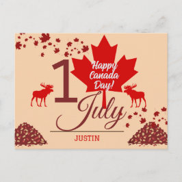 Kanada Ahornleaf, Happy Canada Tag, 1. Juli Feiertagspostkarte