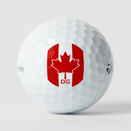 Kanada - Ahornleaf initialisiert Golfball