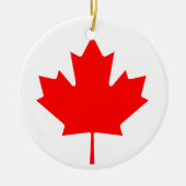 Kanada Ahornleaf Keramik Ornament (Vorne)
