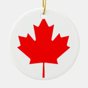 Kanada Ahornleaf Keramik Ornament