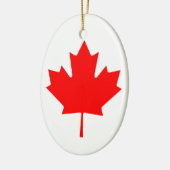 Kanada Ahornleaf Keramik Ornament (Links)