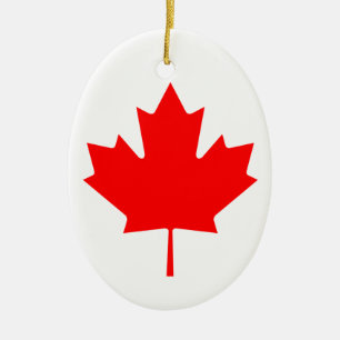 Kanada Ahornleaf Keramik Ornament