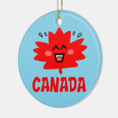 Kanada Ahornleaf Keramik Ornament (Links)