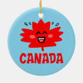 Kanada Ahornleaf Keramik Ornament (Hinten)