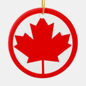 Kanada Ahornleaf Keramik Ornament (Vorne)