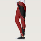 Kanada Ahornleaf-Leggings Herbst verlässt Leggings (Links)
