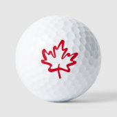 Kanada Ahornleaf Patriotic kostenlos nicht zum Ver Golfball (Vorderseite)