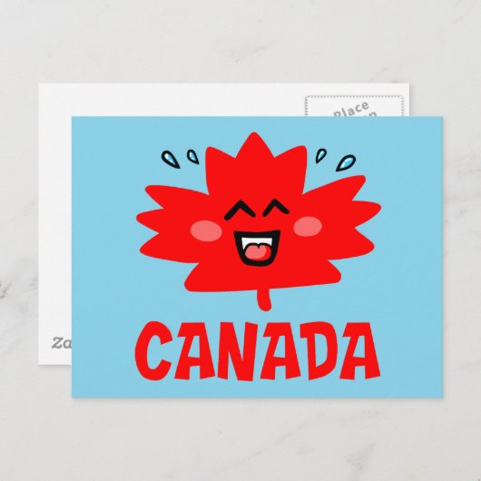 Kanada Ahornleaf Postkarte (Vorne/Hinten)