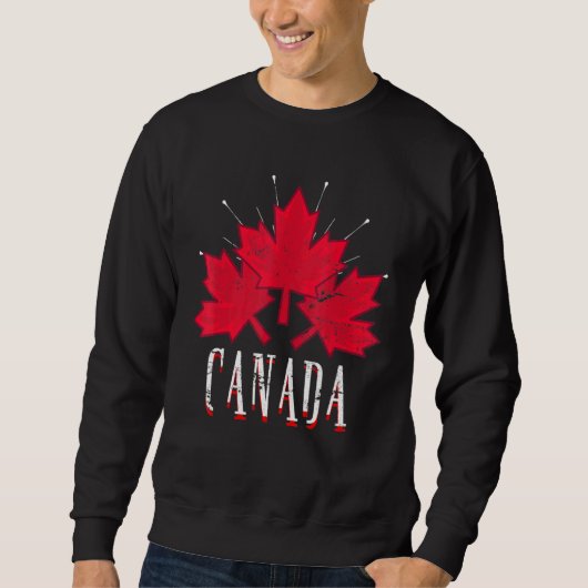 Kanada Ahornleaf Proud Kanada Sweatshirt (Vorderseite)