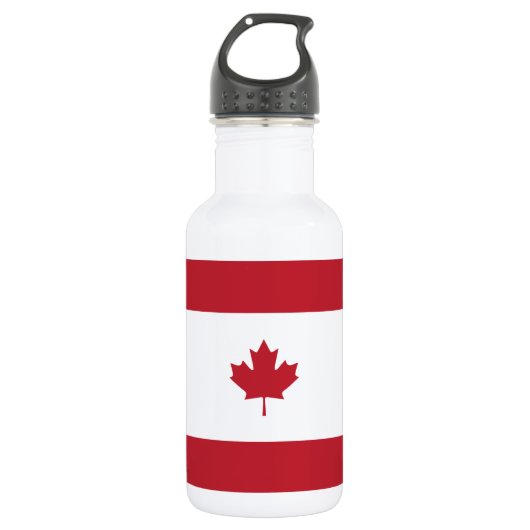 Kanada Ahornleaf Roter Streifen Wasserflasche (Vorderseite)