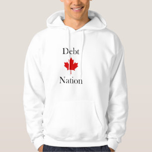 Kanada Ahornleaf Schulden Nation Light Color Hoodie
