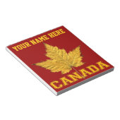 Kanada Ahornleaf Souvenir Kanada Varsity Notepad Notizblock (angewinkelt)