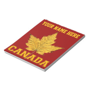 Kanada Ahornleaf Souvenir Kanada Varsity Notepad Notizblock