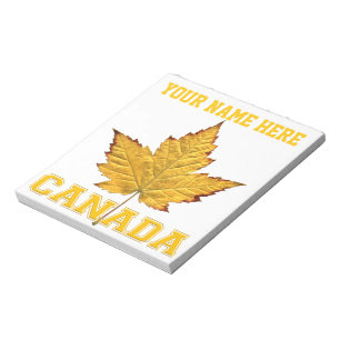 Kanada Ahornleaf Souvenir Kanada Varsity Notepad Notizblock